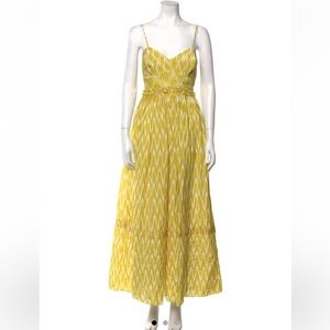 Nicholas yellow printed summer dress